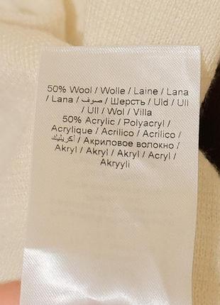 Брендовий светр 50% вовна 4