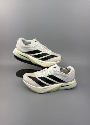 Беговые кроссовки adidas adizero boston 13 "cloud white/core black/lucid red"