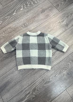 Тепла кофта zara для малюка 4