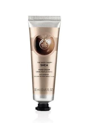 Живильний крем для рук the body shop shea з маслом ши, 30 мл