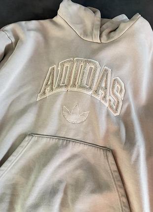 Худі жіноче adidas сіре 2