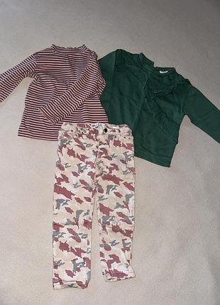 Zara комплект одягу на дівчинку 2-3 роки