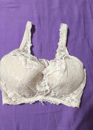 Бюстгальтер жіночий victoria's secret dream angels мереживний білий