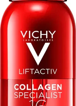 Зміцнююча сироватка liftactiv collagen specialist 16 з ко-бондинг технологією для корекції 16 ознак старіння шкіри обличчя