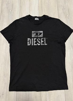 Оригінальна футболка diesel logo t-shirt