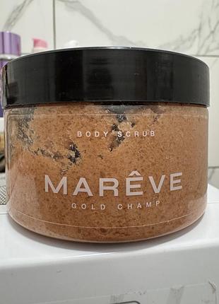 Marêve body scrub gold champ
