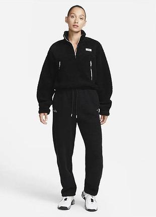 Кофта жіноча nike флісова чорна 2