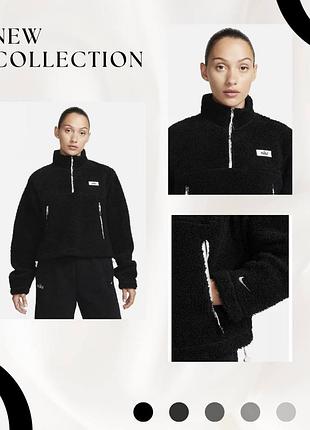 Кофта жіноча nike флісова чорна