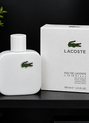 Чоловіча туалетна вода lacoste eau de lacoste l.12.12: blanc (лакоста де лакоста л.12.12: бланк)