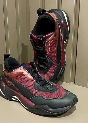 Кросівки puma thunder spectra чорно-бордові