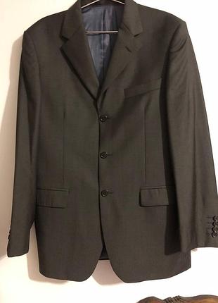 Шерстяний піджак marks & spencer collezione (італійська тканина reda super 110's, uk 40 / m-l)