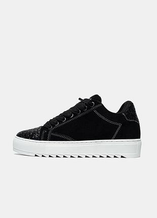 Трендові кеди numeris crystal black 📦 | 36–40