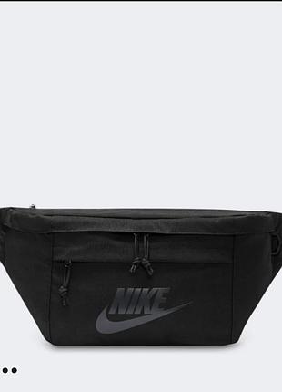 Сумка поясна унісекс nike tech fleece чорна