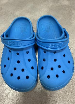 Шльопанці crocs сині