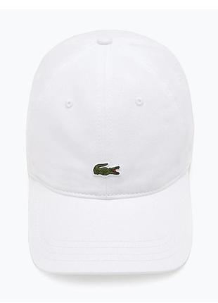 Біла кепка lacoste