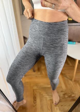 Сірі спортивні лосини h&m 3