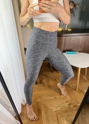 Сірі спортивні лосини h&m 4