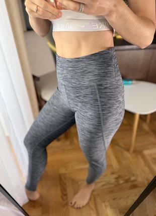 Сірі спортивні лосини h&m 5