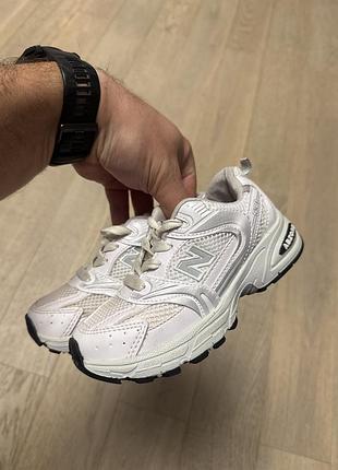 Кросівки new balance 530 white silver, розмір 30 (20 см)по устілці 18,5 см.
