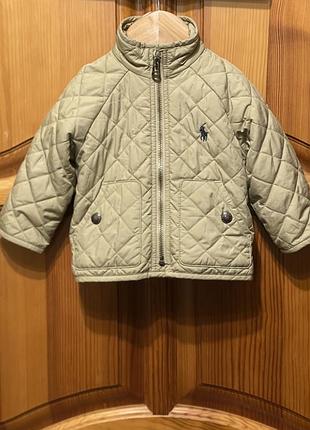 Куртка стеганая детская демисезон polo ralph lauren оригинал p. 9м