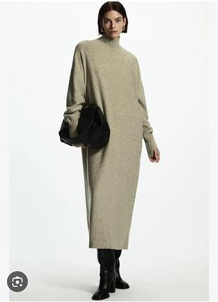Стильное платье из шерсти cos
