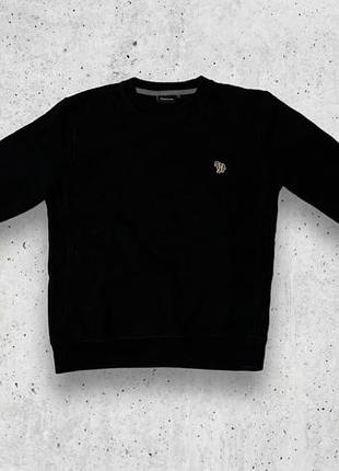 Оригінальний чоловічий світшот paul smith jeans, розмір m — чорний