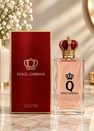 Парфюм женский q by dolce &amp; gabbana dolce&amp;gabbana 100 мл дольче энд габбаная кью бай парфюм губана кю k красный габан подарок для девушки gaba