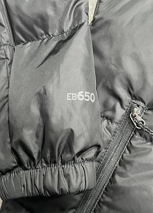 Пуховик чоловічий eddie bauer wide channel hooded down jacket чорний розмір l