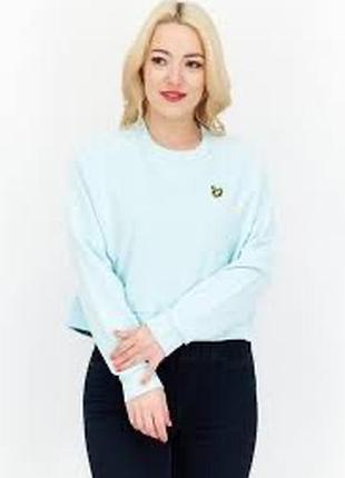 Жіночий укорочений світшот шотландського преміум-бренду lyle & scott