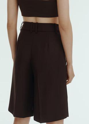 Шорти бермуди шоколадні h&m 9