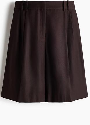 Шорти бермуди шоколадні h&m 2
