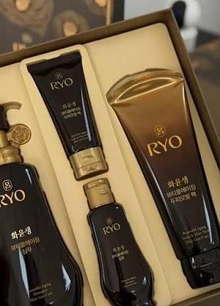 Набор люксовых шампуней и маски ryo beautiful aging camelia gift set