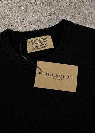 Чорний светр від бренду burberry 4