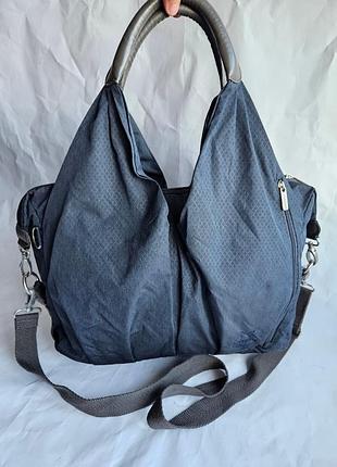 Сумка органайзер для мамы lässig neckline bag темно-синий меланж