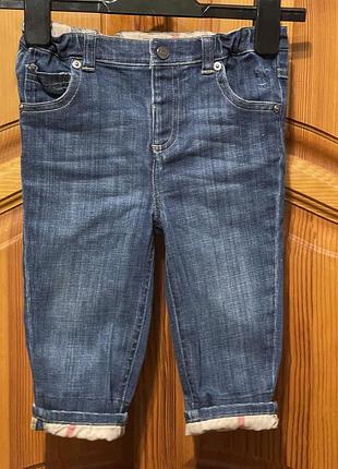 Джинсы брендовые детские оригинал burberry p.80/47