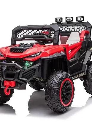 Акамуляторний дитячий електромобіль volso vs8888r2, подвійний мотор 2×25w акумулятор 12v7ah з mp3-плеєром та дистанційним керуванн