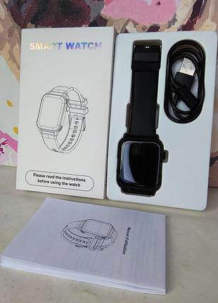 Умные часы smart watch2708 черного цвета