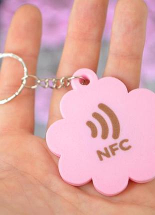 Брелок с nfc для бренда, 3d-печать, индивидуальное изготовление, цвет и размер под заказ