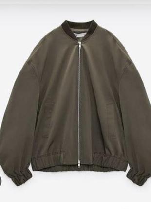 Zara бомбер хакі