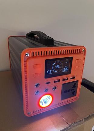 Зарядна станція 110wh 300w чистої синусоїди type-c з ліхтарем