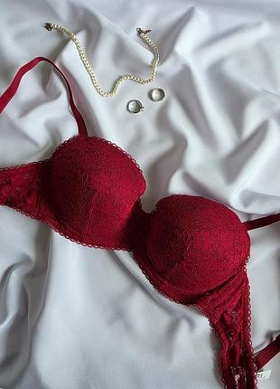 Бюст классический красный tezenis 80c