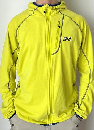 Чоловіча спортивна флісова кофта худі jack wolfskin rock sill
