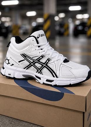 Зимние кроссовки asics gel kahana 6 mid wntr white