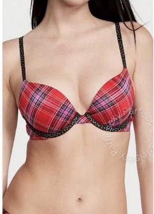 Бюстгальтер victoria’s secret 32dd(e)  тартан
