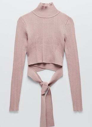 Топ з відкритою спиною zara