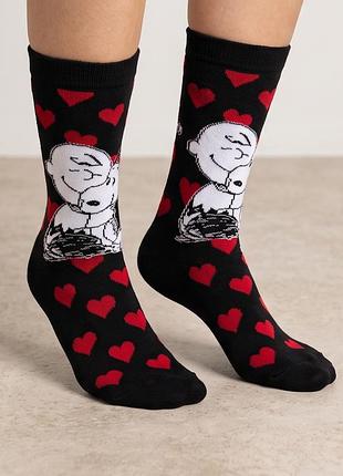Жіночі високі шкарпетки c&a peanuts снупі розмір 39-42 нові з бірками