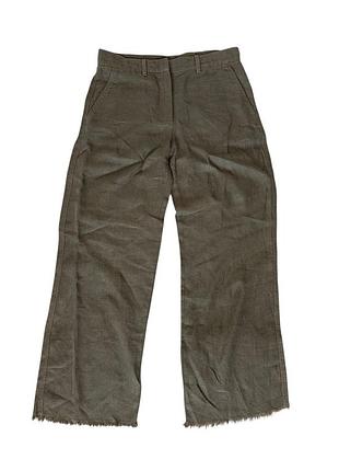 Брюки льняные женские massimo dutti