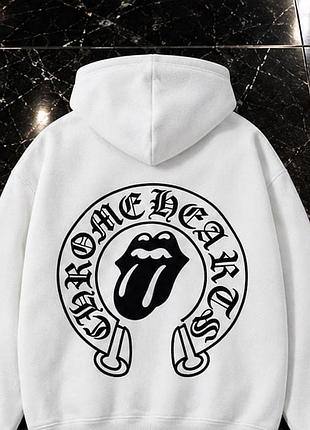 Худі унісекс chrome hearts біле