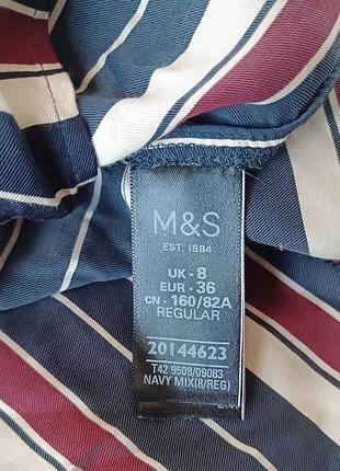 Полосатое платье халат marks spenser 4