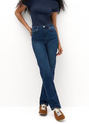 36-38р. ровные мягкие джинсы m&s straight